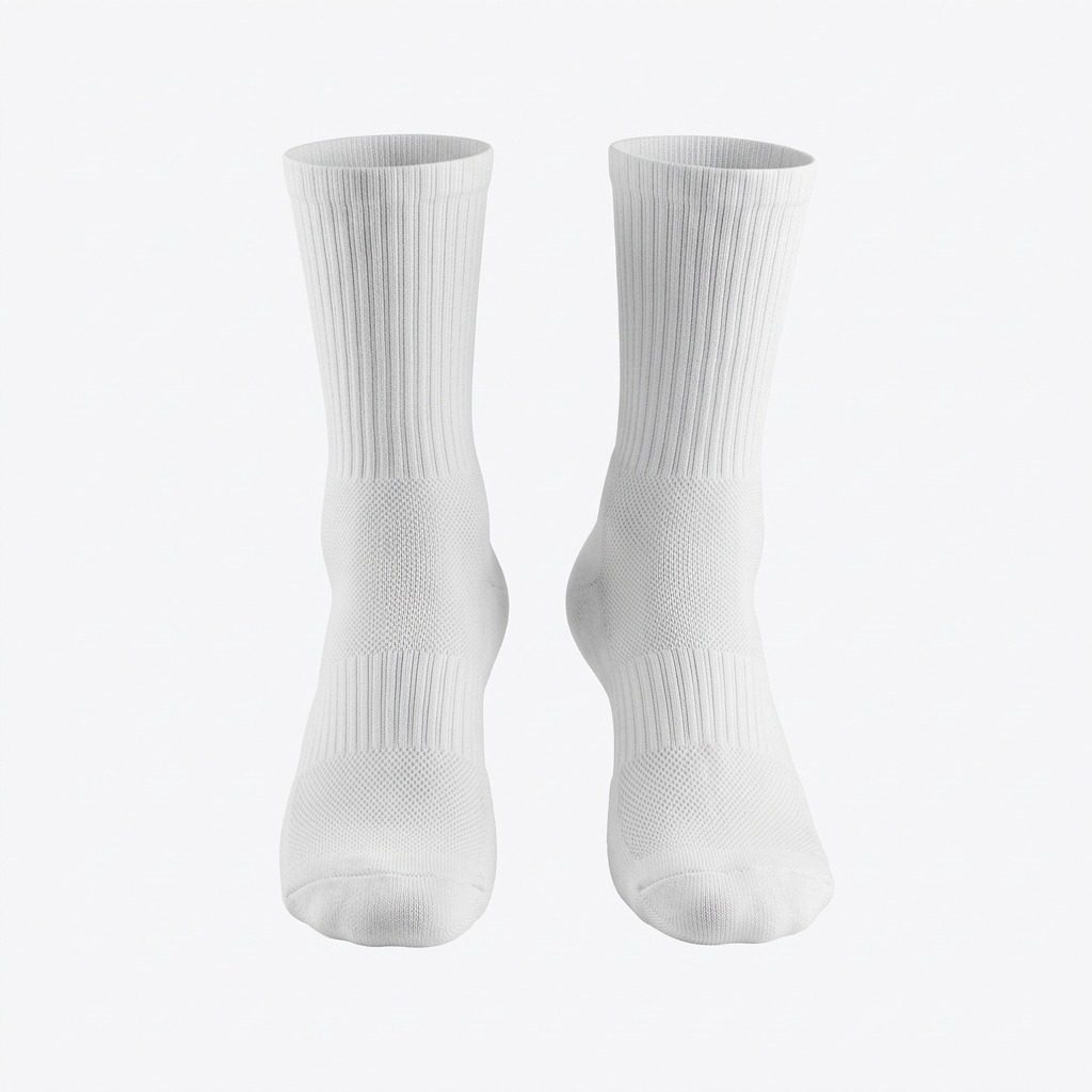 Custom Athletic Crew Socks – Cushioned Performance Footwear