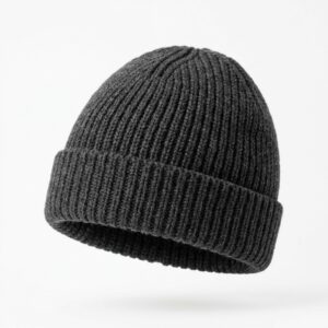 Custom Ribbed Knit Beanie Caps – Premium Winter Headwear