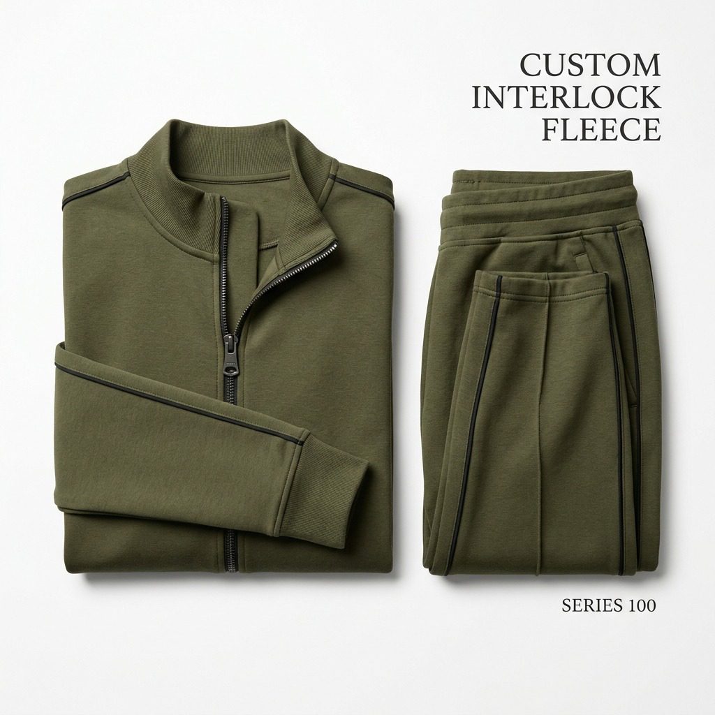 Custom Athletic Tracksuits – Premium Fleece Two-Piece Training Set